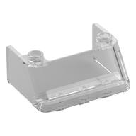 Windscreen 3 × 4 × 1 1/3 with 2 Studs on Top Trans-Clear