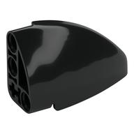 Technic Paneel rund Ecke 5 × 3 × 2 links in Schwarz