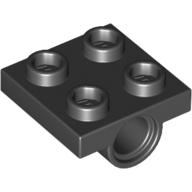 Plate Special 2 × 2 with 1 Pin Hole [Split Underside Ribs]