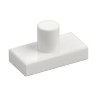 Tile Special 1 × 2 with Minifig Neck Pin Weiß
