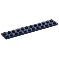 Platte 2 × 12 Dunkelblau