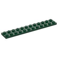 Plate 2 × 12 Dark Green