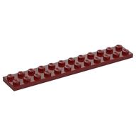 Plate 2 × 12 Dark Red