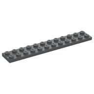Plate 2 × 12 Dark Bluish Gray