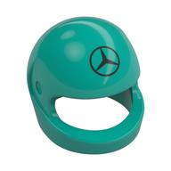 Helmet, Standard with Mercedes Logo print Dunkeltürkis