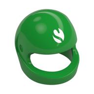 Helmet, Standard with 'S' in White Circle (Sauber) print Hellgrün