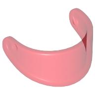 Headwear Accessory Visor For Standard Helmet Trans-Red