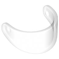 Headwear Accessory Visor For Standard Helmet Trans-Clear