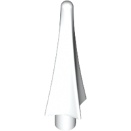 Weapon Spear Tip with Fins Weiß