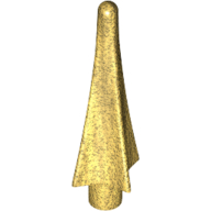 Weapon Spear Tip with Fins Pearl Gold