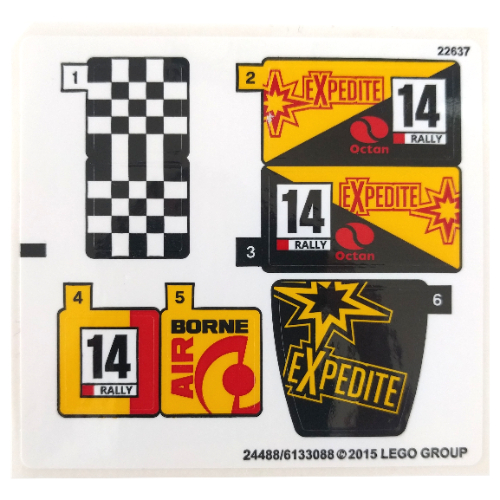 Sticker Sheet for Set 60113-1 [No Color/Any Color]
