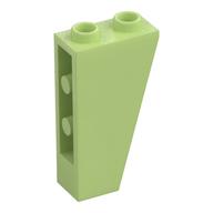 Brick Sloped Inverted 75° 2 × 1 × 3 Yellowish Green