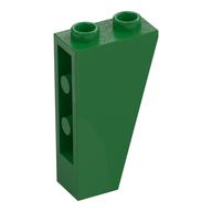 Brick Sloped Inverted 75° 2 × 1 × 3 Green