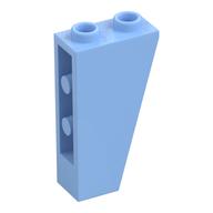 Brick Sloped Inverted 75° 2 × 1 × 3 Bright Light Blue