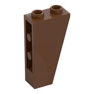 Brick Sloped Inverted 75° 2 × 1 × 3 Reddish Brown