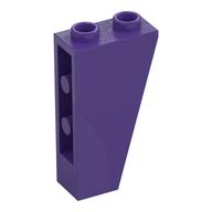 Brick Sloped Inverted 75° 2 × 1 × 3 Dark Purple