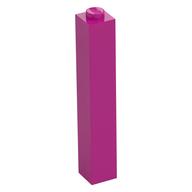 Brick 1 × 1 × 5 with Solid Stud Magenta