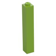 Brick 1 × 1 × 5 with Solid Stud Lime