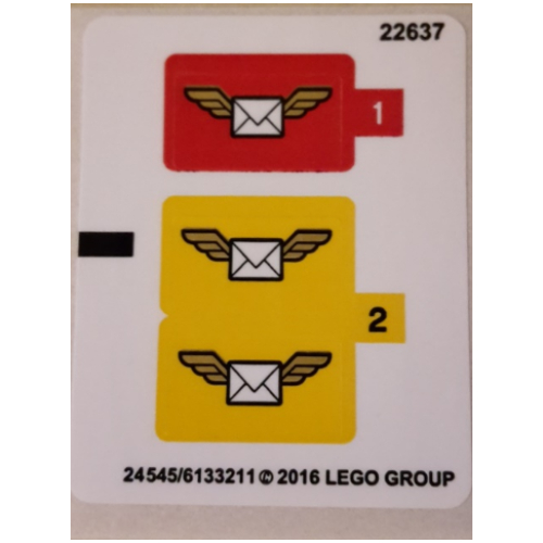 Sticker Sheet for Set 60100-1 [No Color/Any Color]