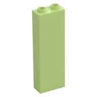 Brick 1 × 2 × 5 with Hollow Studs Yellowish Green