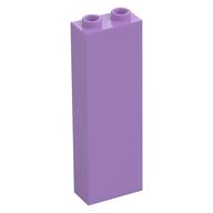 Stein 1 × 2 × 5 mit Hohlnoppen Mittellavendel