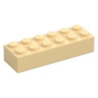 Brick 2 × 6 Tan