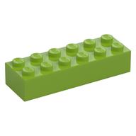 Brick 2 × 6 Lime