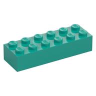 Brick 2 × 6 Dark Turquoise