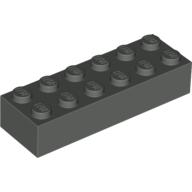 Stein 2 × 6 Dunkelgrau