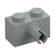 Stein speziell 1 × 2 mit Pin Hellgrau