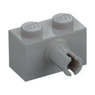 Brick Special 1 × 2 with Pin Light Bluish Gray