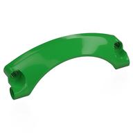 Technic Panel Car Mudguard Arched 9 × 2 × 3, Arched Top #42 Bright Green