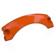 Technic Panel Car Mudguard Arched 9 × 2 × 3, Arched Top #42 Reddish Orange