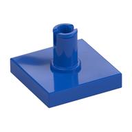 Tile Special 2 × 2 with Top Pin Blue