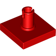 Fliese speziell 2 × 2 mit oben Pin Rot