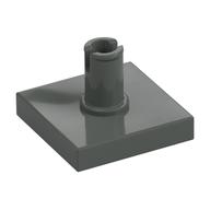 Fliese speziell 2 × 2 mit oben Pin Dunkelgrau