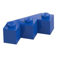 Brick Wedged 3 × 3 Facet Blau