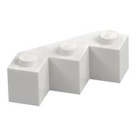 Brick Wedged 3 × 3 Facet Weiß