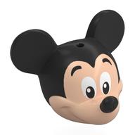 Minifig Head Special with Black Mouse Ears, Eyebrows and Nose and White Eyes Print (Mickey) Hellnougat