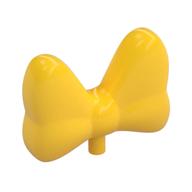 Headwear Accessory Bow Large with Small Pin [Plain] Gelb