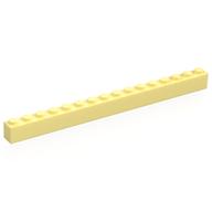 Brick 1 × 16 Bright Light Yellow