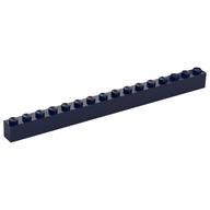 Brick 1 × 16 Dark Blue