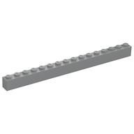 Brick 1 × 16 Light Bluish Gray