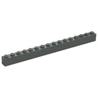 Stein 1 × 16 Dunkelgrau
