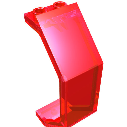 Panel 3 × 2 × 6 Trans-Red