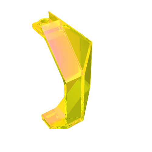 Panel 3 × 3 × 6 Corner Convex Trans-Yellow
