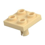 Platte speziell 2 × 2 mit Pin auf unten Beige