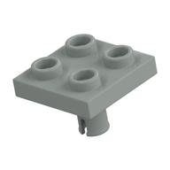 Plate Special 2 × 2 with Pin on Bottom Light Gray