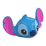 Minifig Head Special Stitch, with Large Notched Ears, Fur Tufts with Bright Light Blue/Black Eyes, Dark Blue Nose, Dark Pink Ears print Dunkelazur