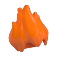 Hair Spiked Tallest in Center Orange